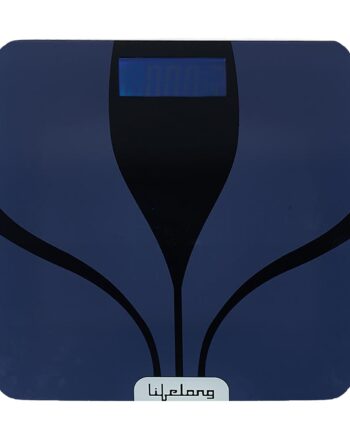 Lifelong LLWS27 Digital Weighing Scale|Glass Weighing Scale Machine|Electronic Bathroom Scales & Weight Machine for Home & Human Balance Battery included (Blue)