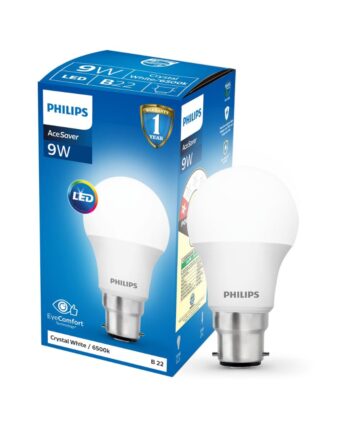 Philips 9-Watts B22 LED Cool Day White LED Bulb, Pack of 1, (Ace Saver)