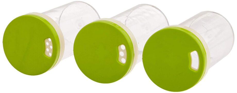 Amazon Brand - Solimo Revolving Plastic Spice Rack set (16 pieces) - Image 4