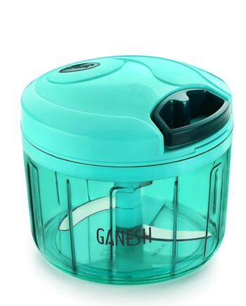 Ganesh Plastic Vegetable Chopper Cutter, Pool Green (725 ml)