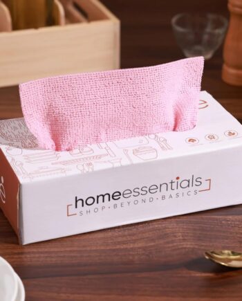 Shop Home Essentials Reusable Microfiber Cleaning And Drying Wipes, Pack Of 20 (Pink) Lint Free Cloth, Washable All Purpose Wash Cloth For Kitchen, Car, House, Office (Pink, 2 Boxes)