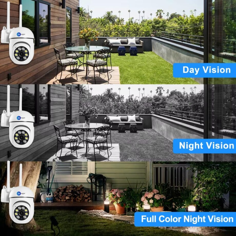 Maizic Smarthome Wi-Fi Indoor Camera 3MP HD Pan-Tilt Zoom CCTV Camera, Outdoor Indoor Security 2 Way Talk, Color Night Vision, Motion Detection, Multi User View, Support SD Card (Up to 128GB) - Image 8