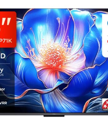 TCL 108 cm (43 inches) 4K Ultra HD Smart QLED Google TV 43P71K