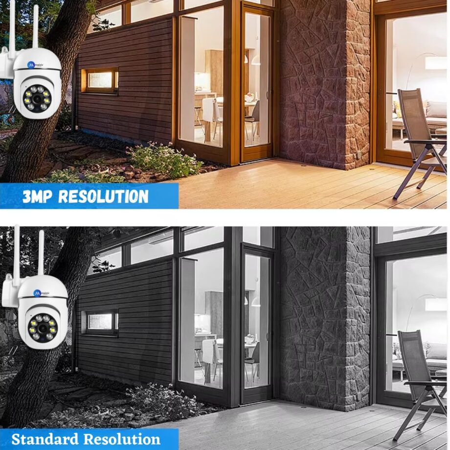 Maizic Smarthome Wi-Fi Indoor Camera 3MP HD Pan-Tilt Zoom CCTV Camera, Outdoor Indoor Security 2 Way Talk, Color Night Vision, Motion Detection, Multi User View, Support SD Card (Up to 128GB) - Image 6