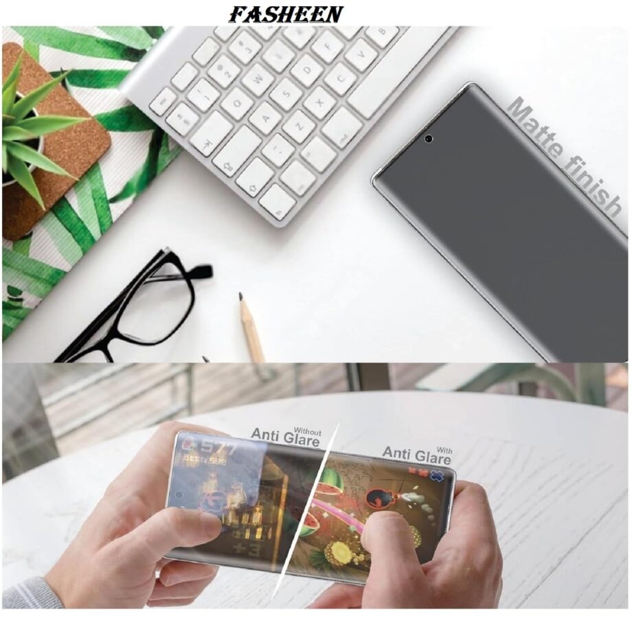 FASHEEN Anti Glare Matte ShatterProof Hydrogel Film Screen Guard Compatible With Honor 70 5G, Not a Tempered Glass, Full Edge to Edge Screen Protector - Image 2