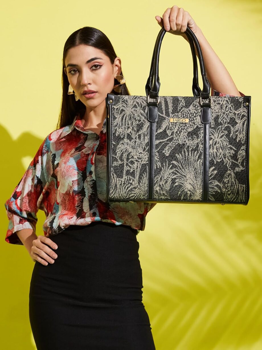 Fargo Stylish Handbag for Women Ladies purse for women & girls | 16 Inch Laptop Handbag - Image 2