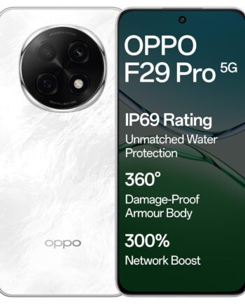 OPPO F29 Pro 5G (Marble White, 8GB RAM, 256GB Storage) with No Cost EMI/Additional Exchange Offers