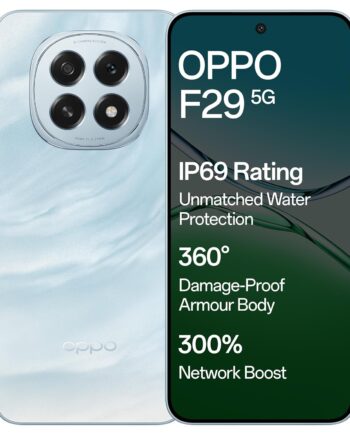 OPPO F29 5G (Glacier Blue, 8GB RAM, 256GB Storage) with No Cost EMI/Additional Exchange Offers